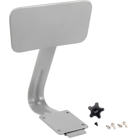 Interion By Global Industrial Steel Backrest for Interion Shop Stools, Gray B2056744